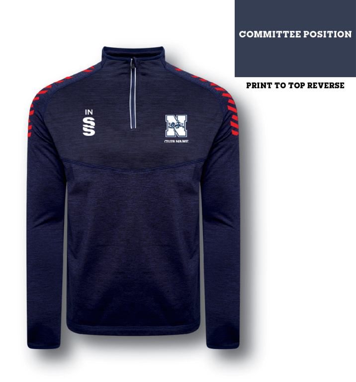 1/4 Zip Dual Performance Top : Navy
