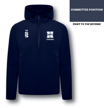 Dual Elite 1/4 Zip Hoody / Rain Jacket : Navy