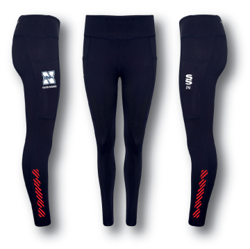 Performance Full Length Leggings : Navy