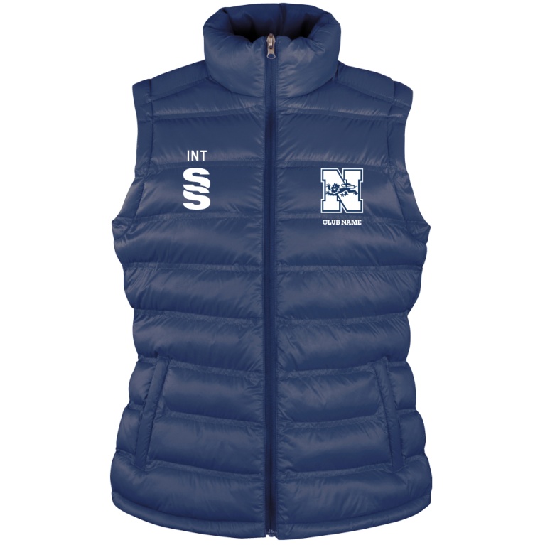 Women's Padded Gilet : Navy