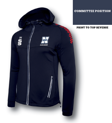 Dual Full Zip Hoody : Navy