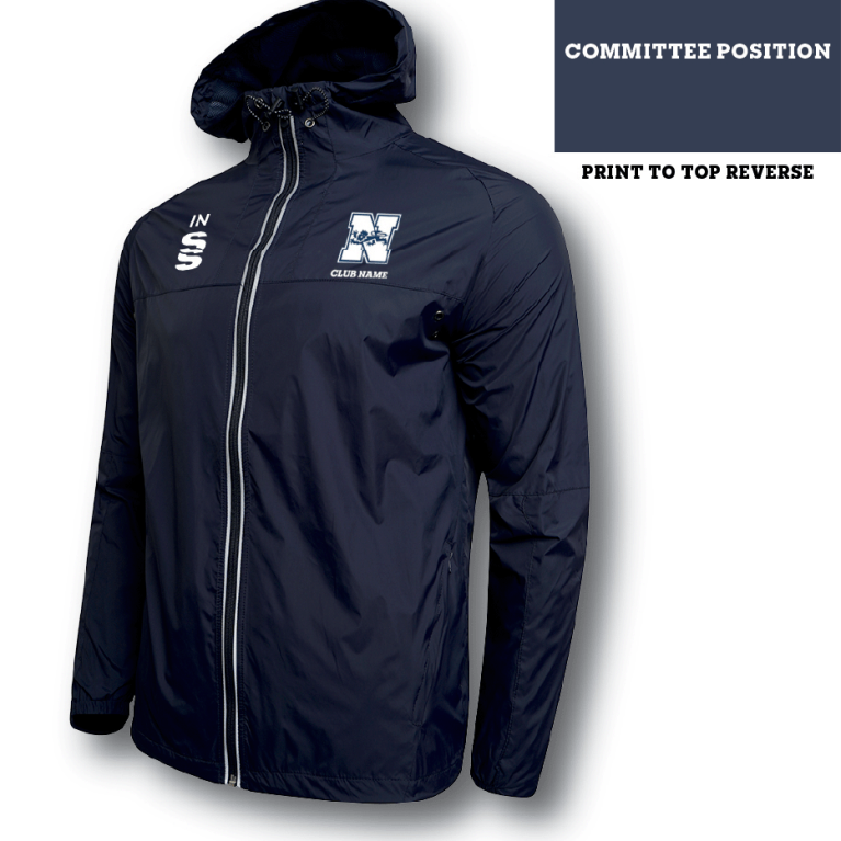 Dual Full Zip Training Jacket : Navy