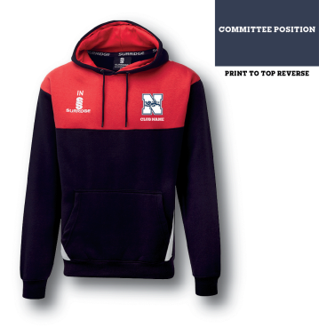 Women's Blade Hoody : Navy / Red / White