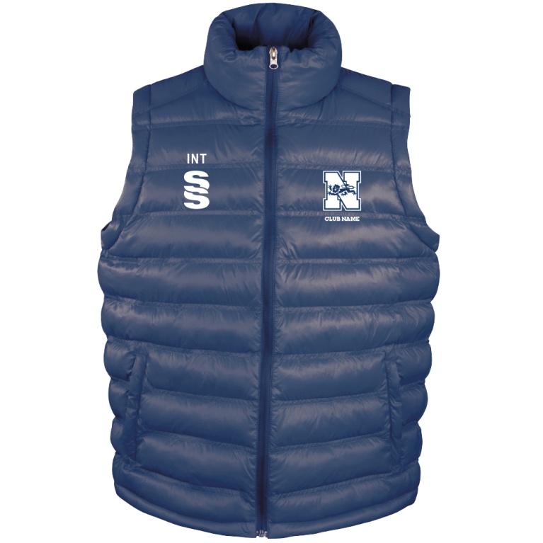 Padded Gilet : Navy